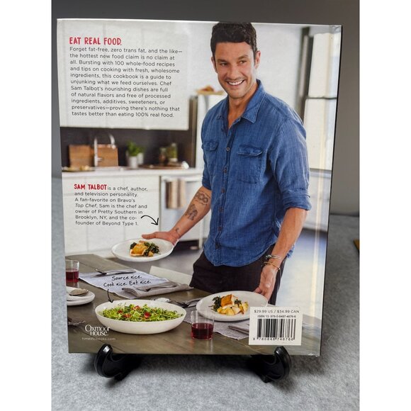 100% Real Cookbook By Sam Talbot 100 Recipes For Clean Fresh Food - Picture 2 of 8